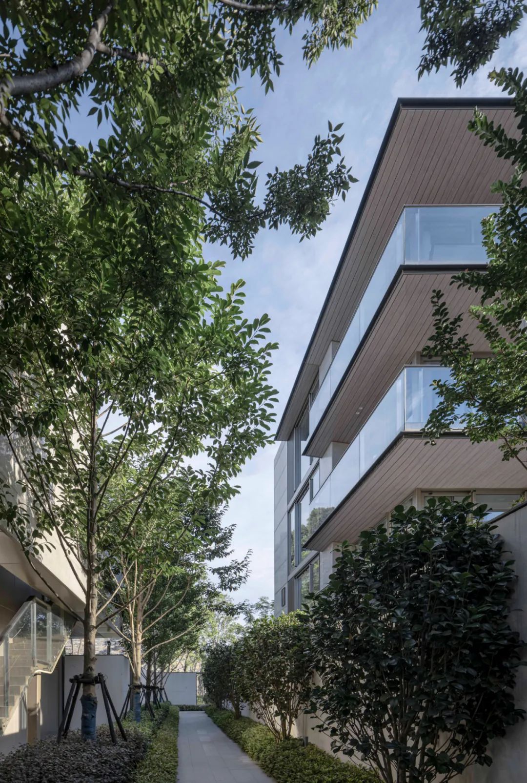 现代叠院建筑丨是然建筑摄影-50