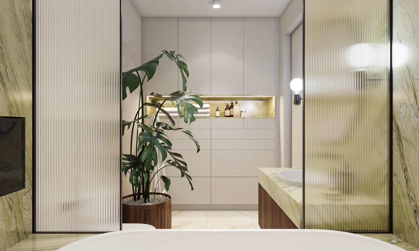 爱马仕色系打造 120㎡简约时尚空间-12