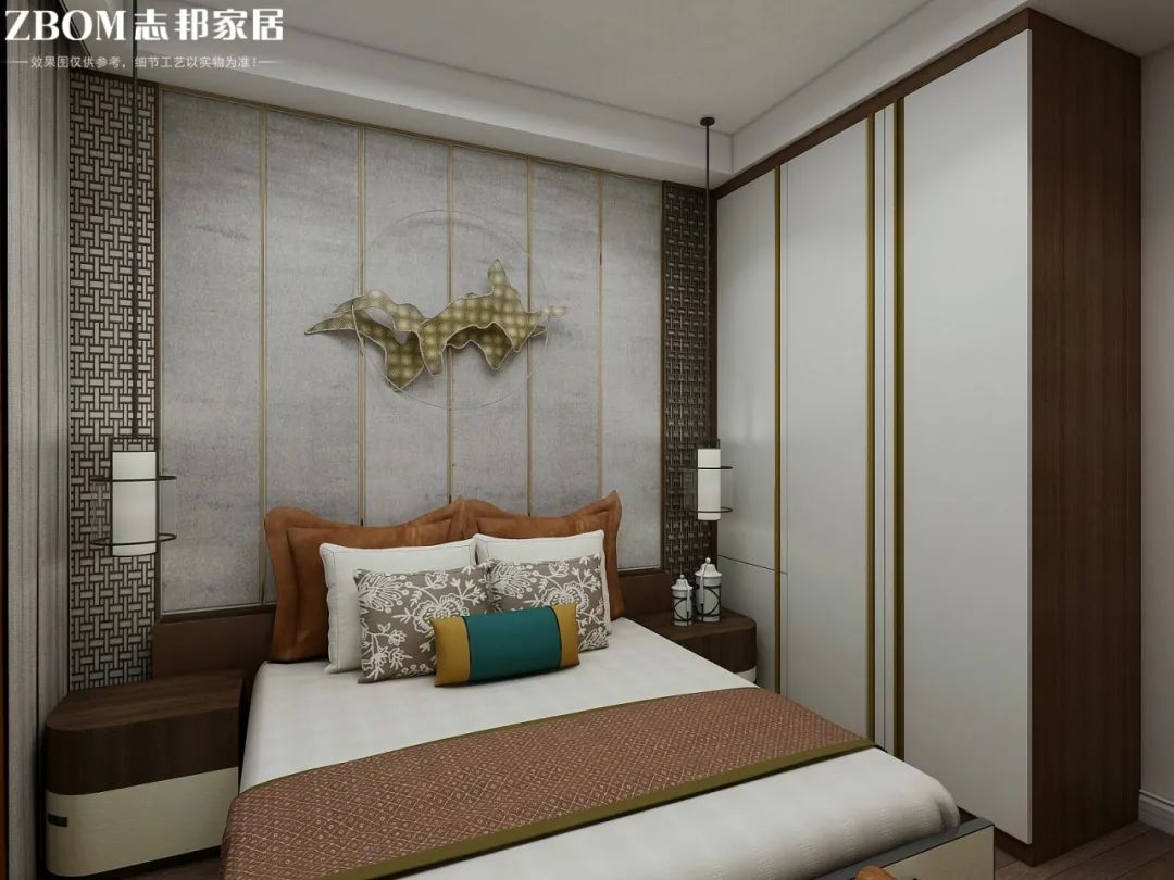 新中式风韵 | 眉山郑娟的 100㎡空间设计-56