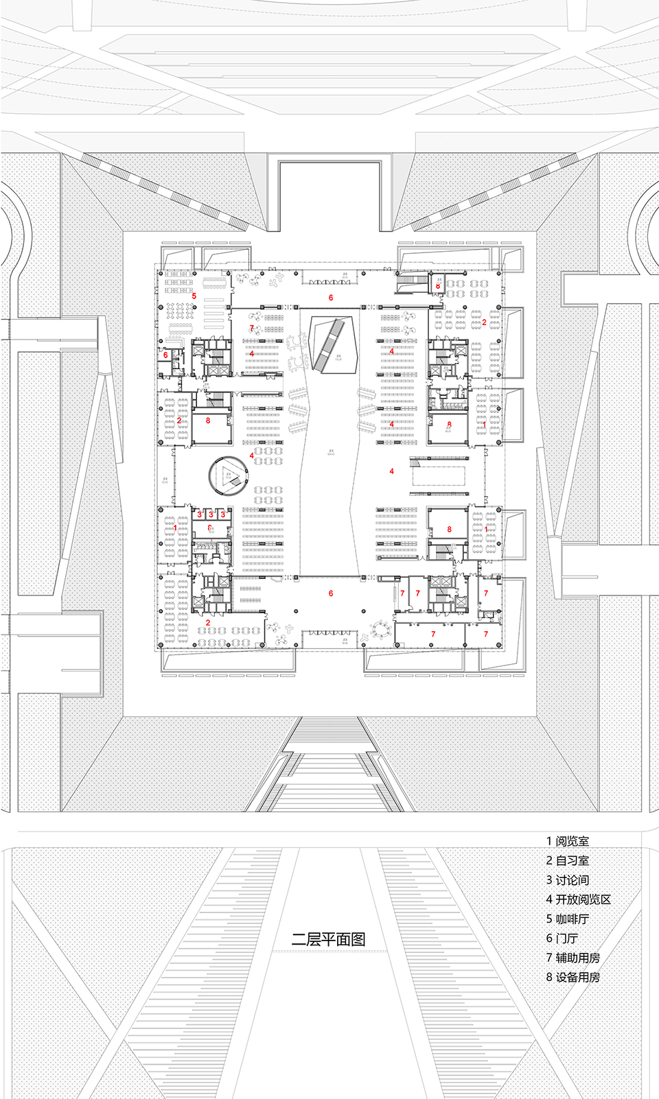 华南理工大学广州国际校区二期工程  E3地块图书馆档案馆丨中国广州丨华南理工大学建筑设计研究院有限公司-88