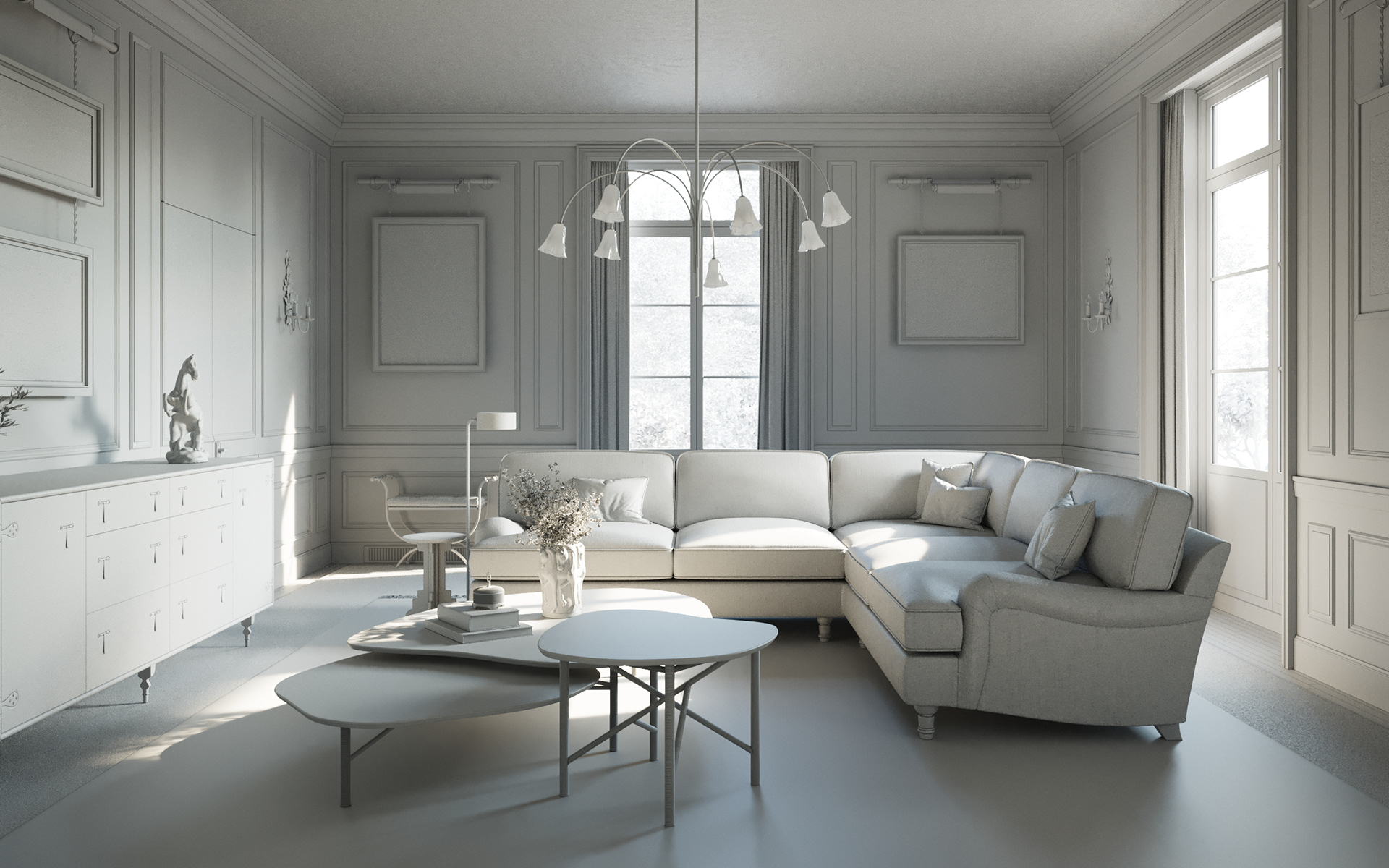 234BT 家庭房 计算机生成图像丨Studio Birch-8