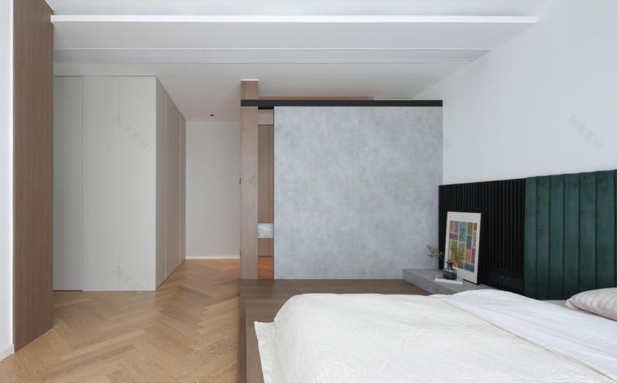 200㎡大平层现代简约风黑白艺术空间-22