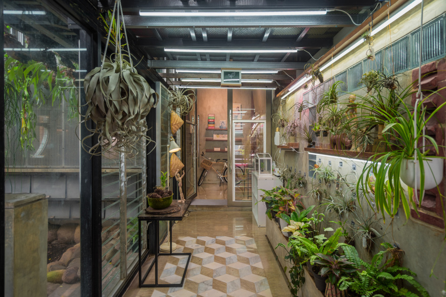 绿意盎然的别墅住宅兼工作室丨印度丨Realrich Architecture Workshop-55