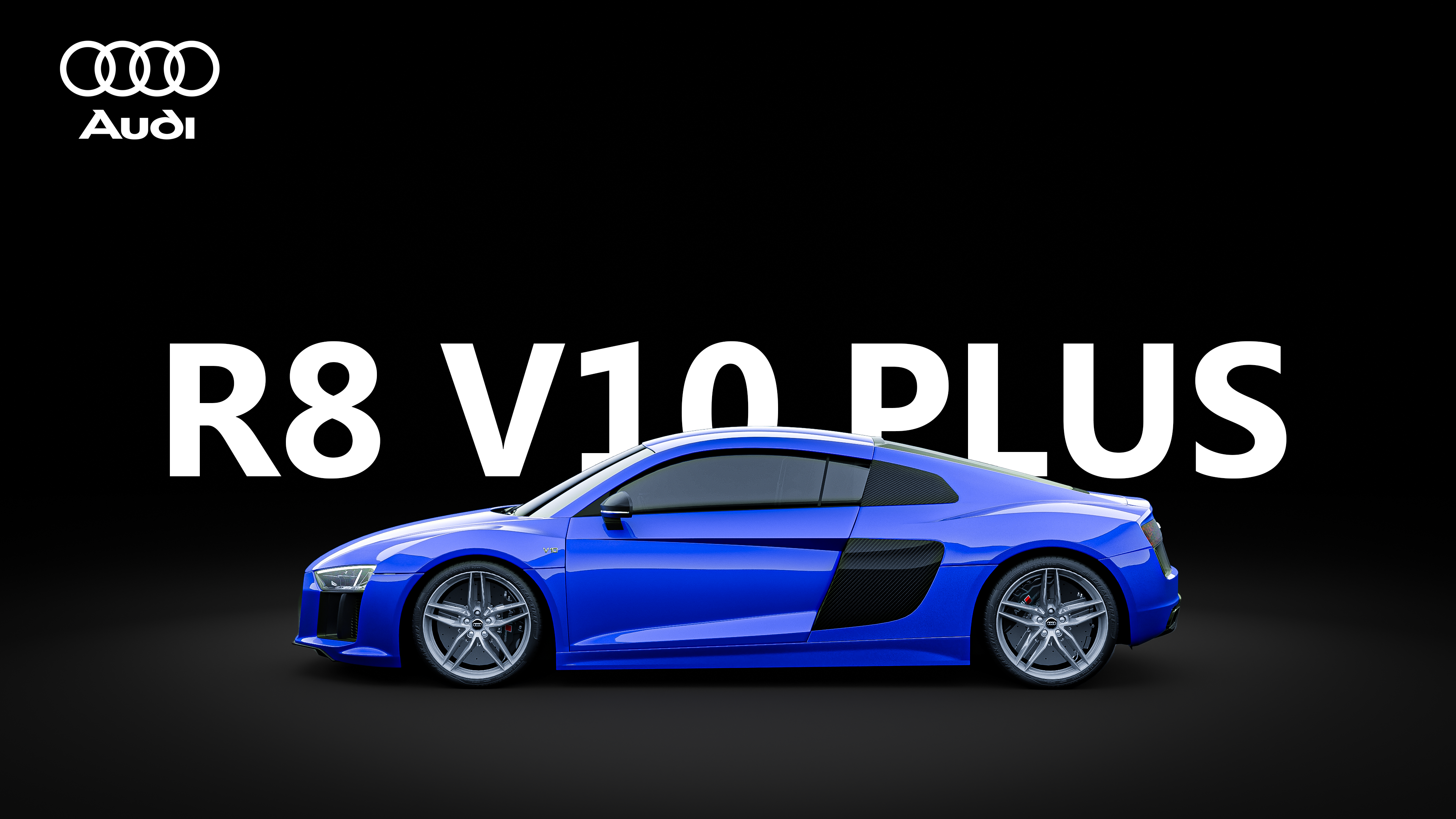 奥迪R8 V10 Plus三维模型-2