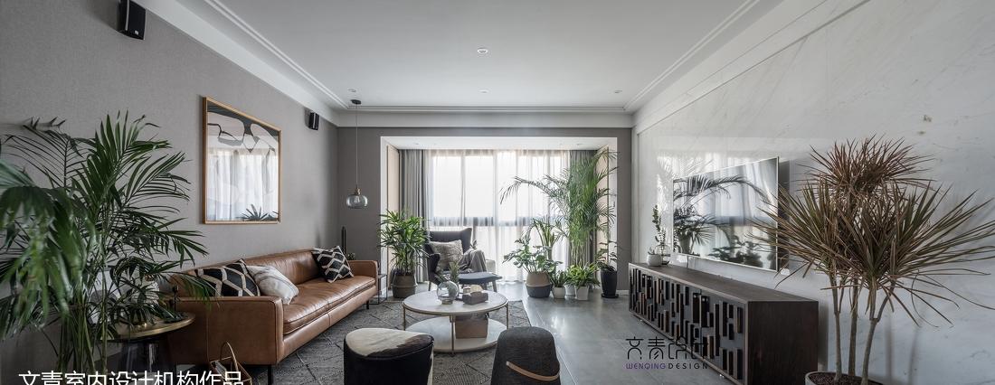 高级北欧风 175 平米摄影师家 | 绿色植物与黑白灰的完美融合-4