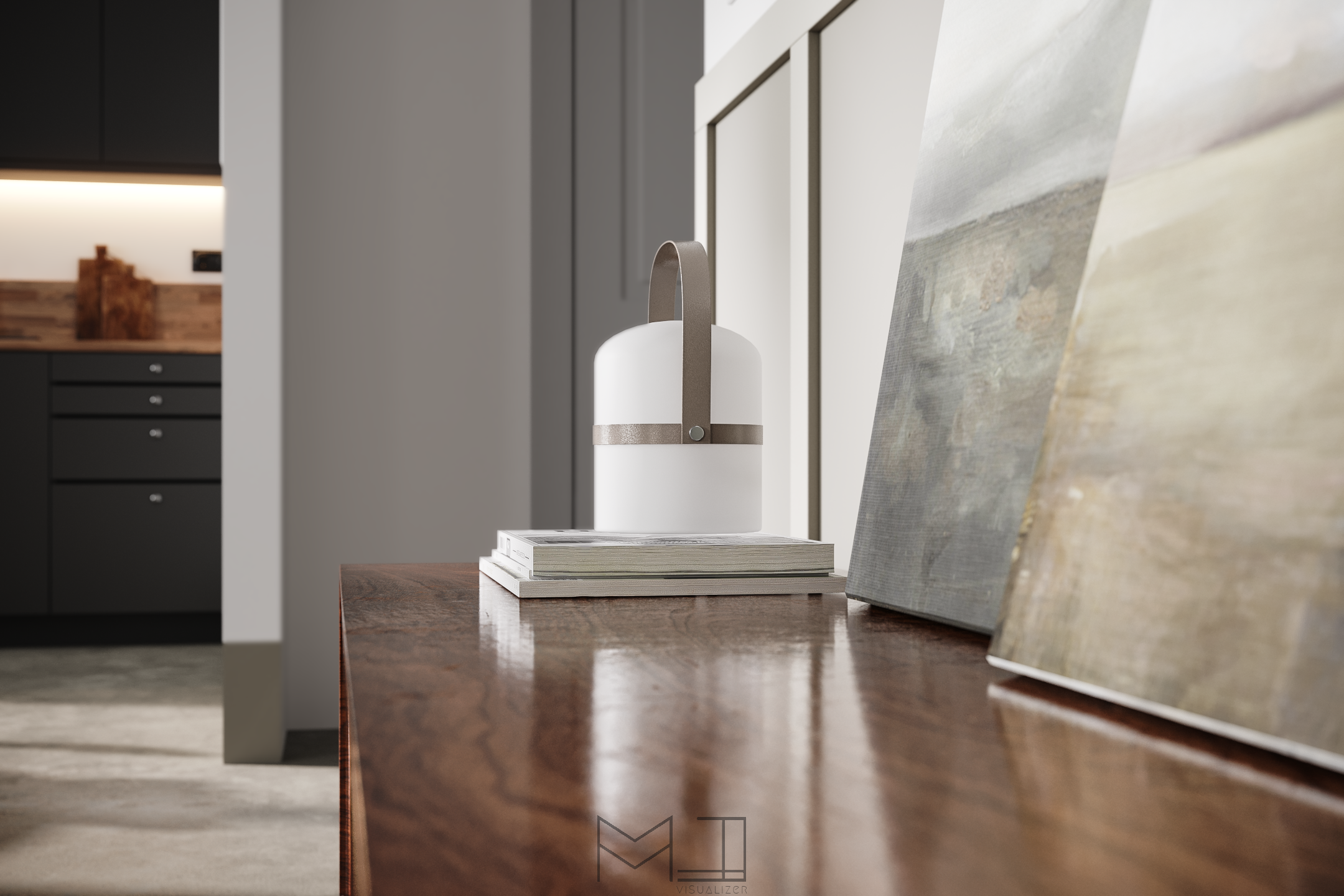 Simple interior design for a primitive house-4