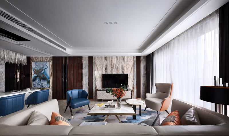 都市精英的轻奢生活空间设计-33