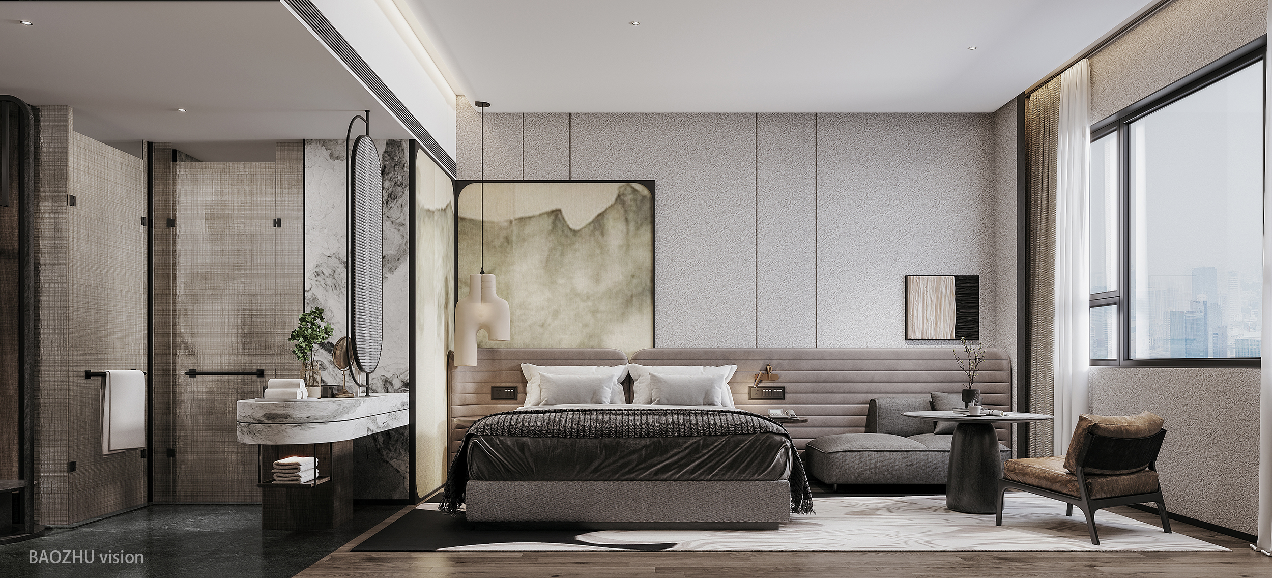 温德姆酒店客房-0