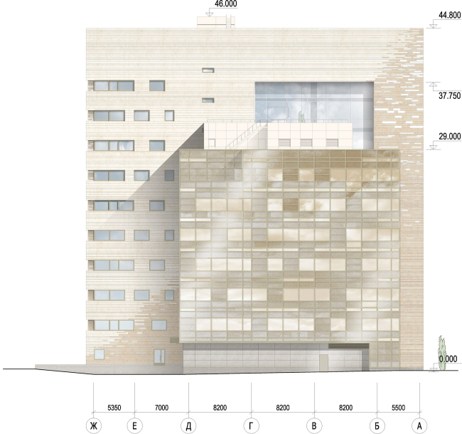 Mozhaiskoe公路办公建筑丨俄罗斯莫斯科丨Bavykin architects-33