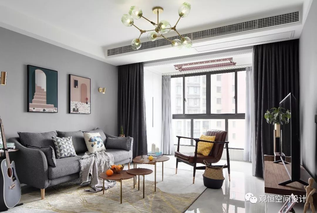 南京金地自在城 87㎡全案托管,独立餐厅与储物空间完美融合-9