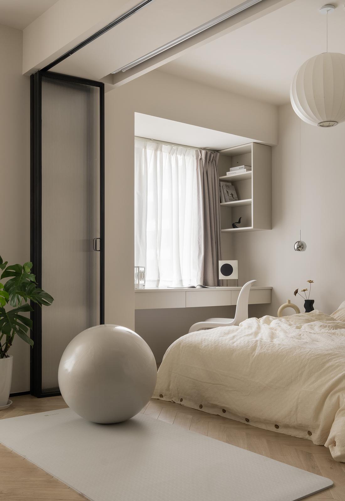 独居女生的奶油色单身公寓-38