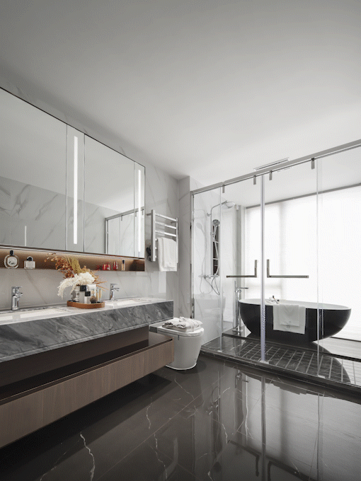 至善春山可望 220㎡样板房丨中国嘉兴丨QIRAN DESIGN GROUP 其然设计-41