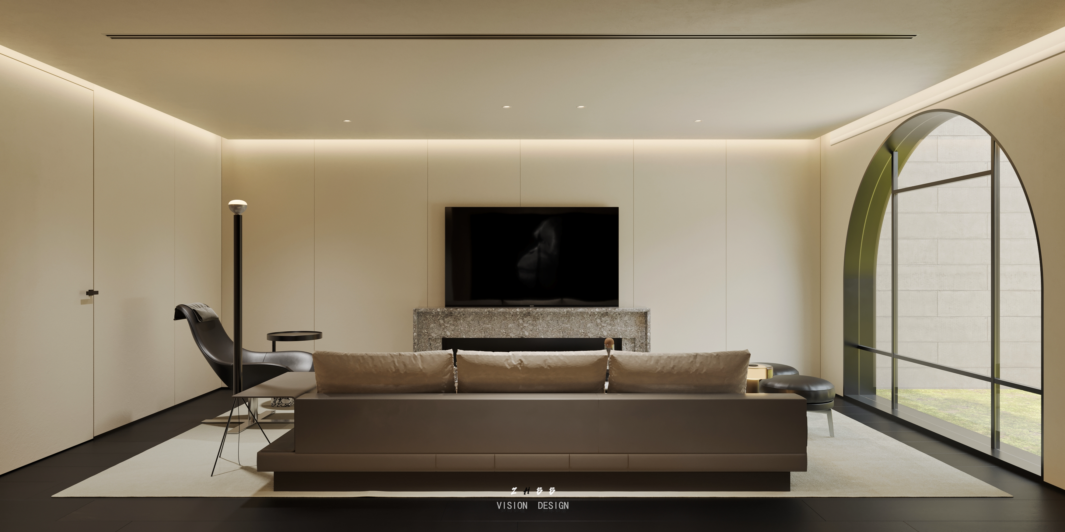 别墅负一层设计-12