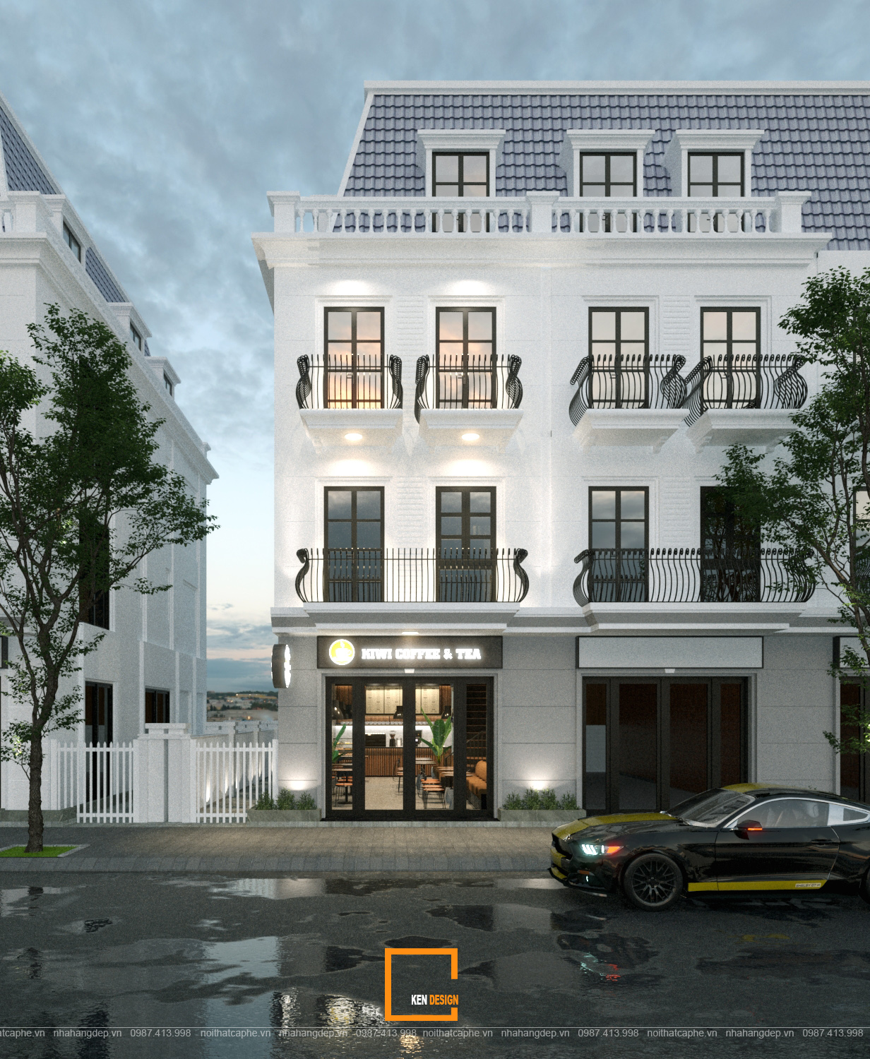 Kiwi Coffee咖啡馆设计丨Ken Design-3