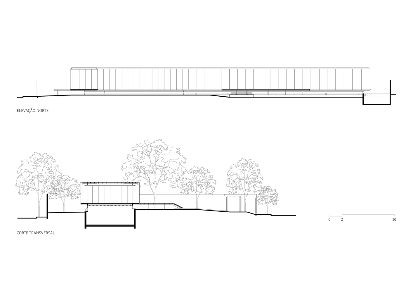 巴西圣保罗花园城市社区木钢玻亭子-52