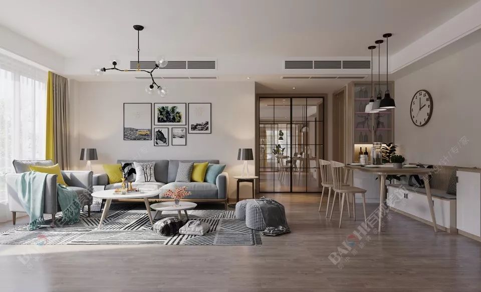 百视装饰《外滩府》134㎡北欧风住宅设计 | 舒适、实用、温馨-19