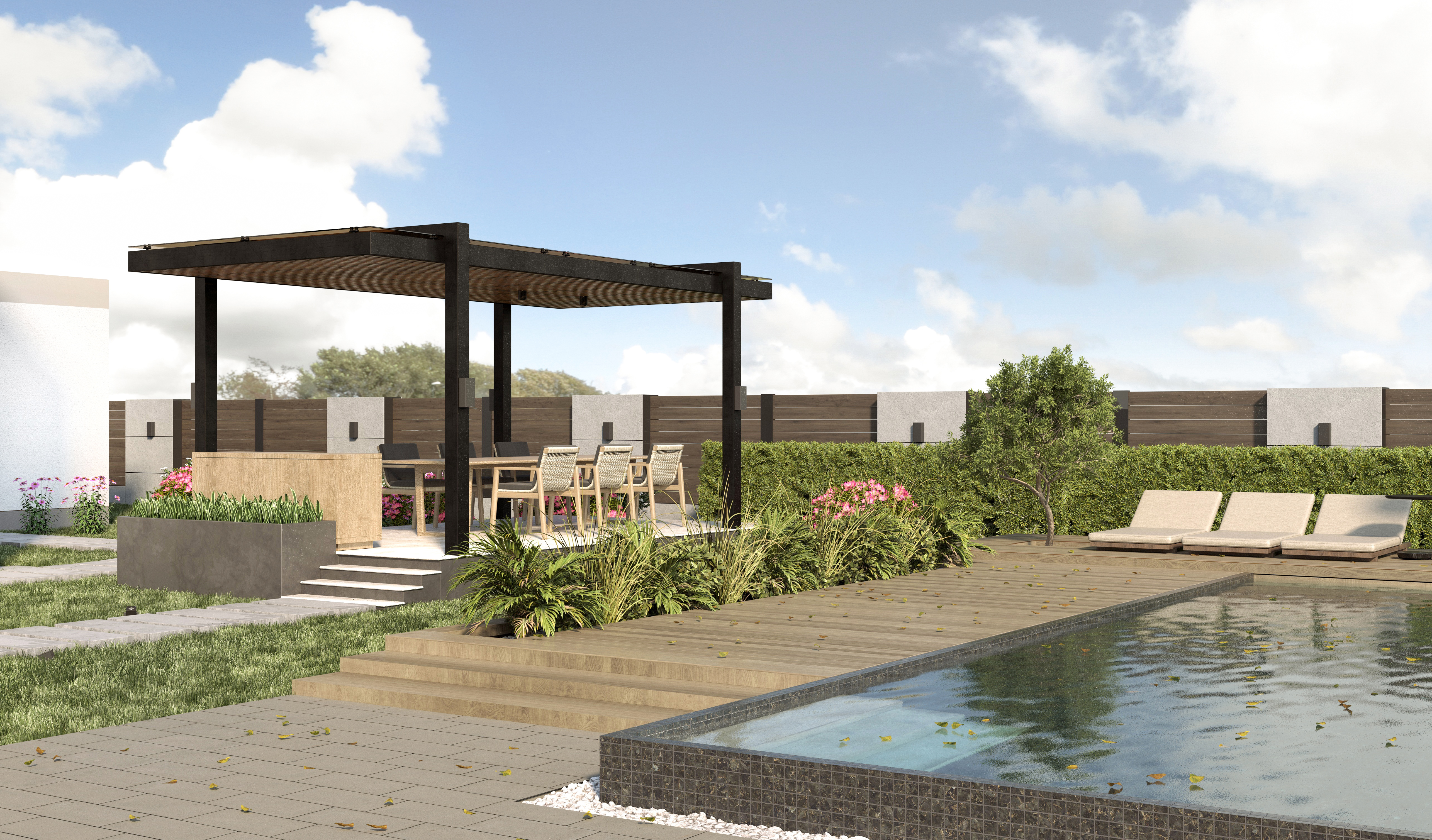 Дизайн – проект благоустройства приусадебного участка-3