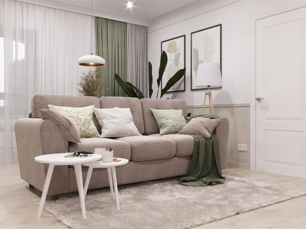 现代温馨又清爽 54㎡小宅-2