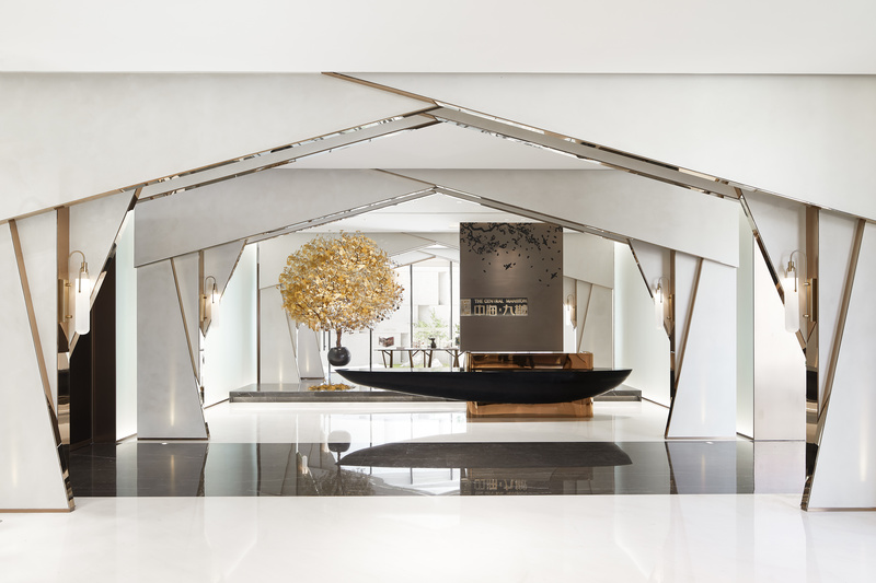 泰州中海九樾售楼处 | 银杏元素重构空间-0