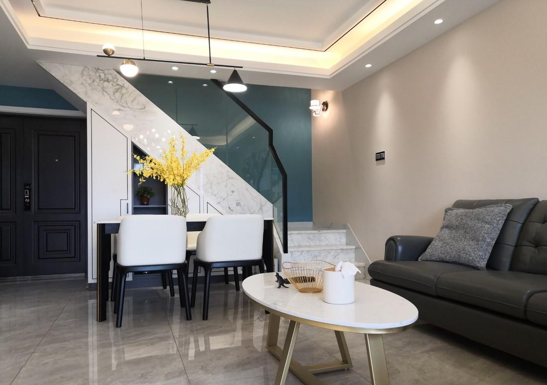 深圳龙华世纪城复式现代轻奢风设计案例解析-1