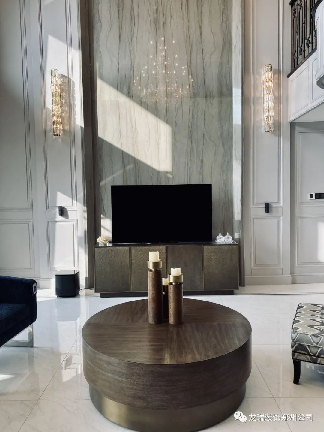 恒熙花园美式轻奢别墅丨郑州龙瑞装饰工程有限公司-24