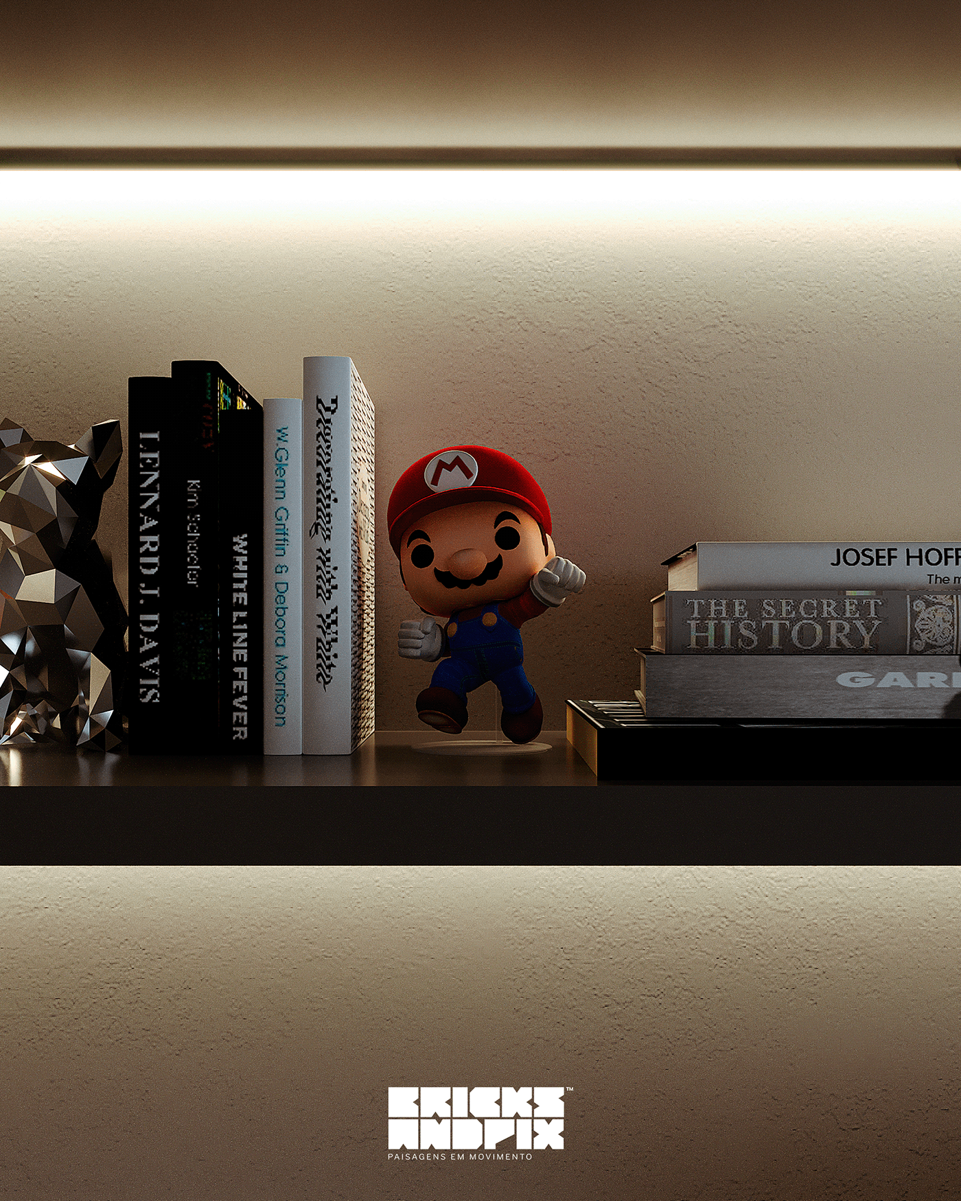 Anastasiya Gushchina丨平层丨HOMEOFFICE BRICKS - CGI-5