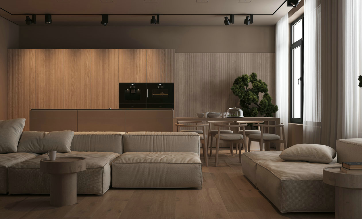 原木风小空间公寓设计-0