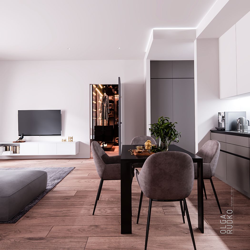 简洁公寓丨俄罗斯丨Rudko Design-3