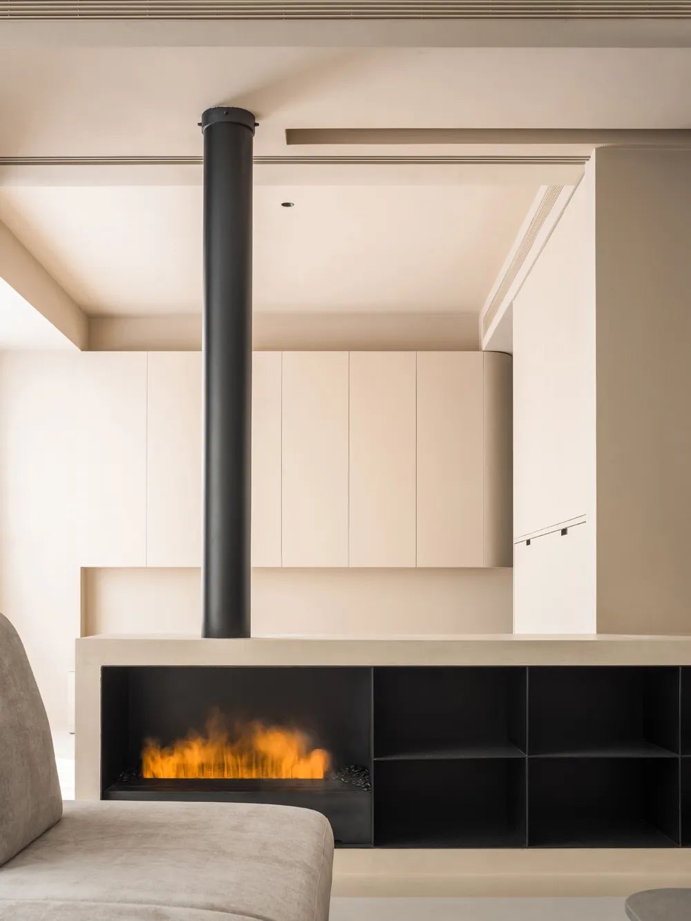 260㎡大平层，颠覆奢华，暖调极简 | 赫设计-33