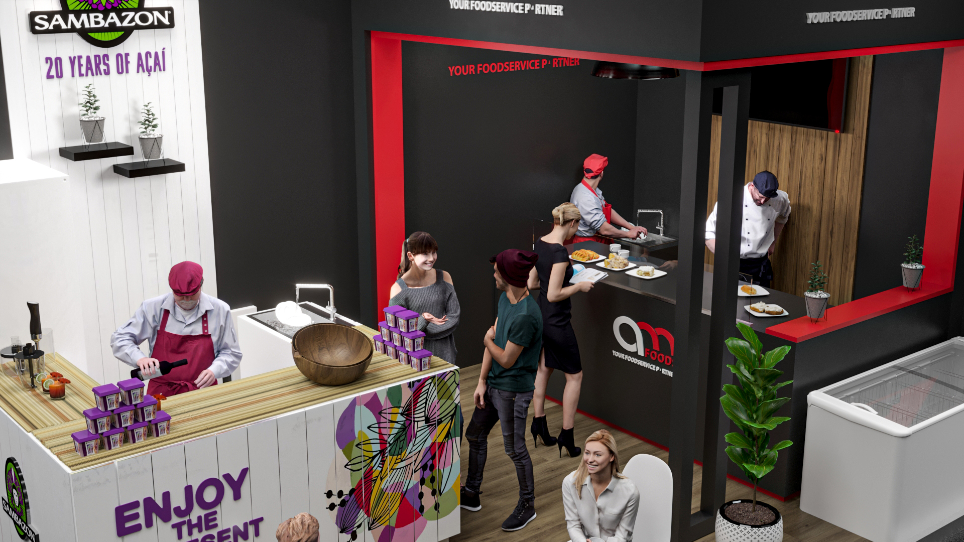 AM FOODS@FI Africa 2022 展位设计与制作-7