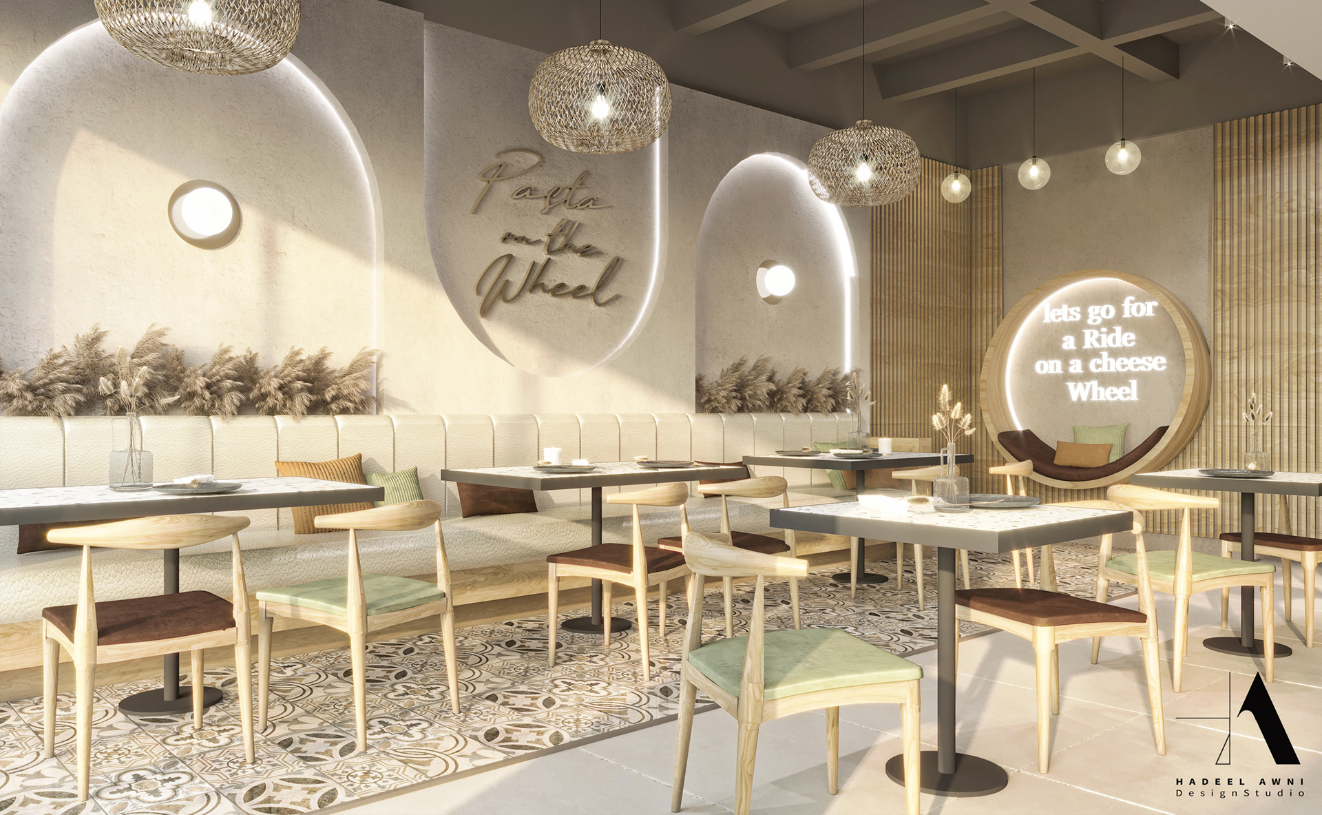 Pasta On The Wheel 餐厅丨约旦安曼-11