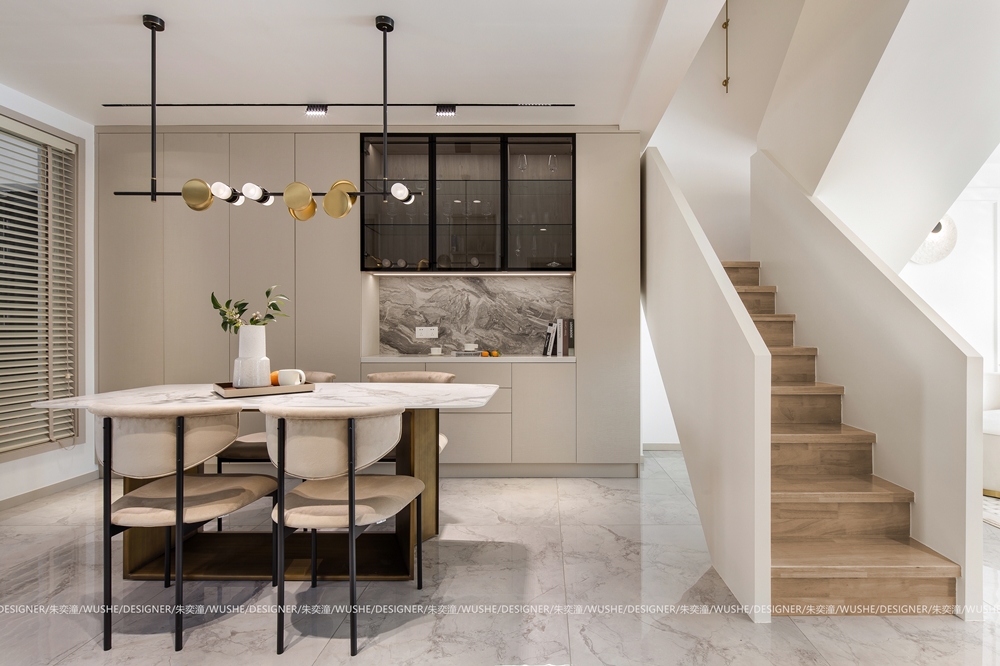 《梧叶逐秋》· 简约优雅的绿意家居丨吾舍空间设计-39