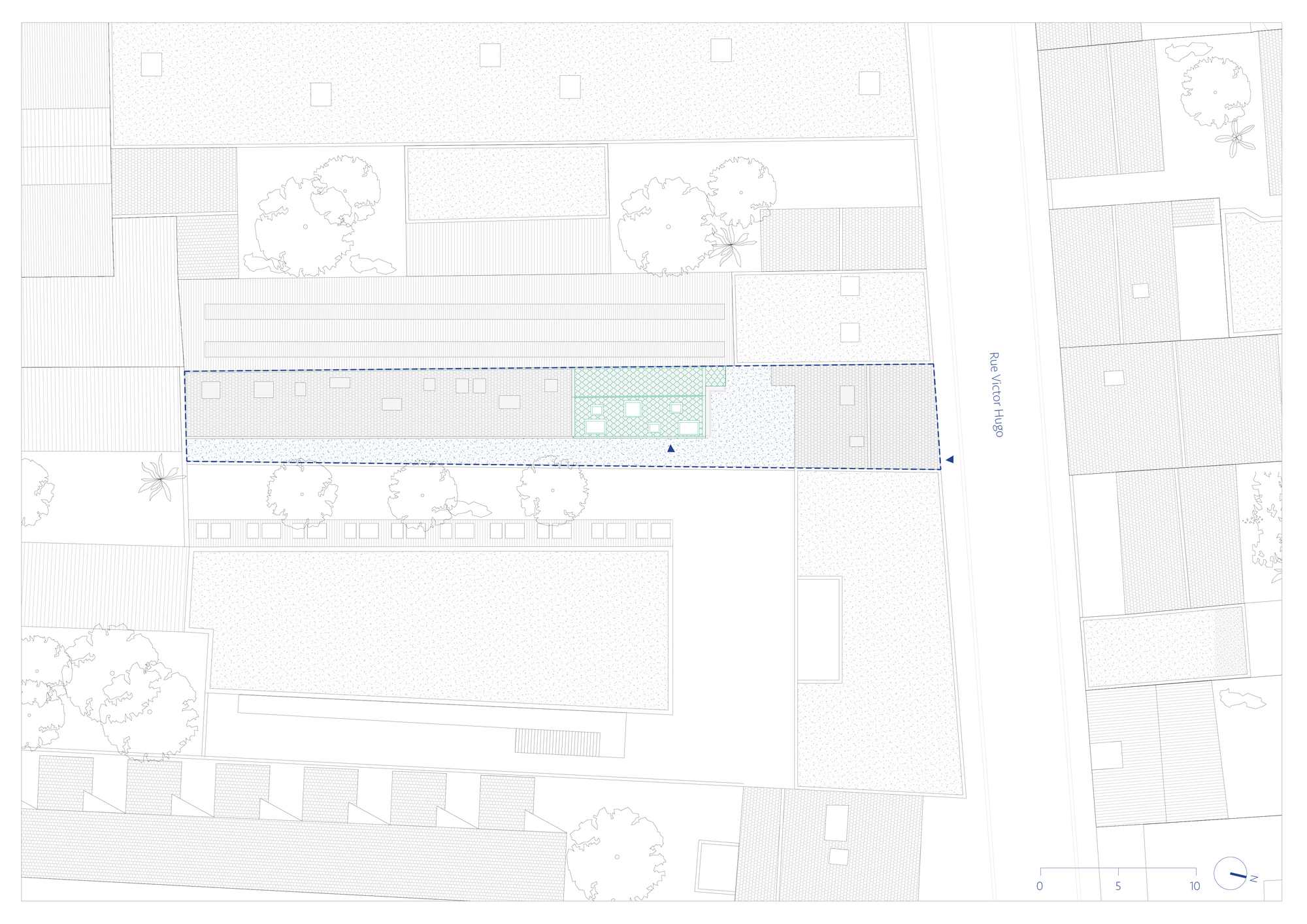 Elevation of a Family House in Bagnolet / 127af-35