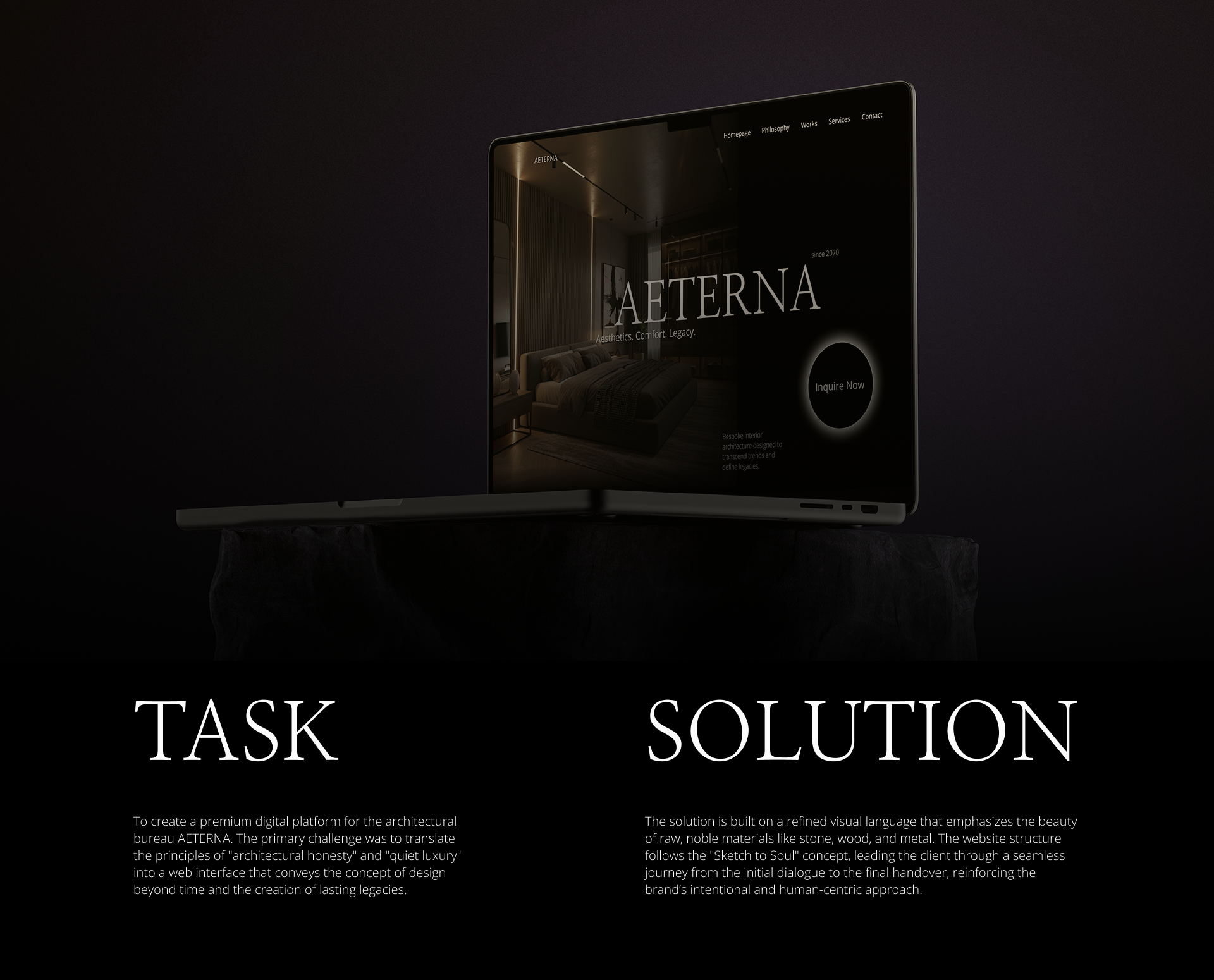 AETERNA — Architecture & Interior Design Landing Page-0