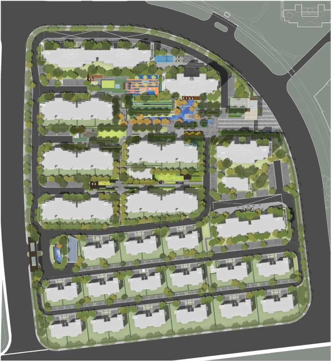 现代东方美学融入南通星光域二期五期景观设计-24