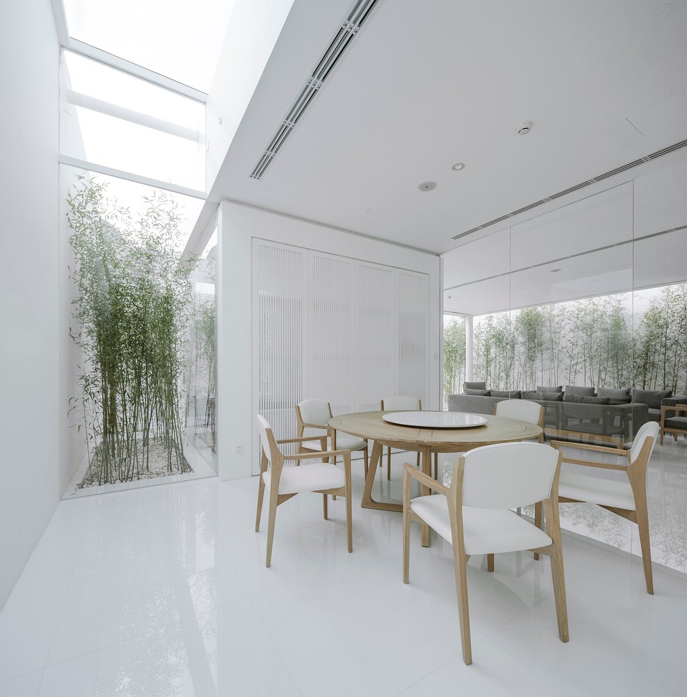 “闹中取静”——购物大厦上建立起竹林环绕的私人会所-2