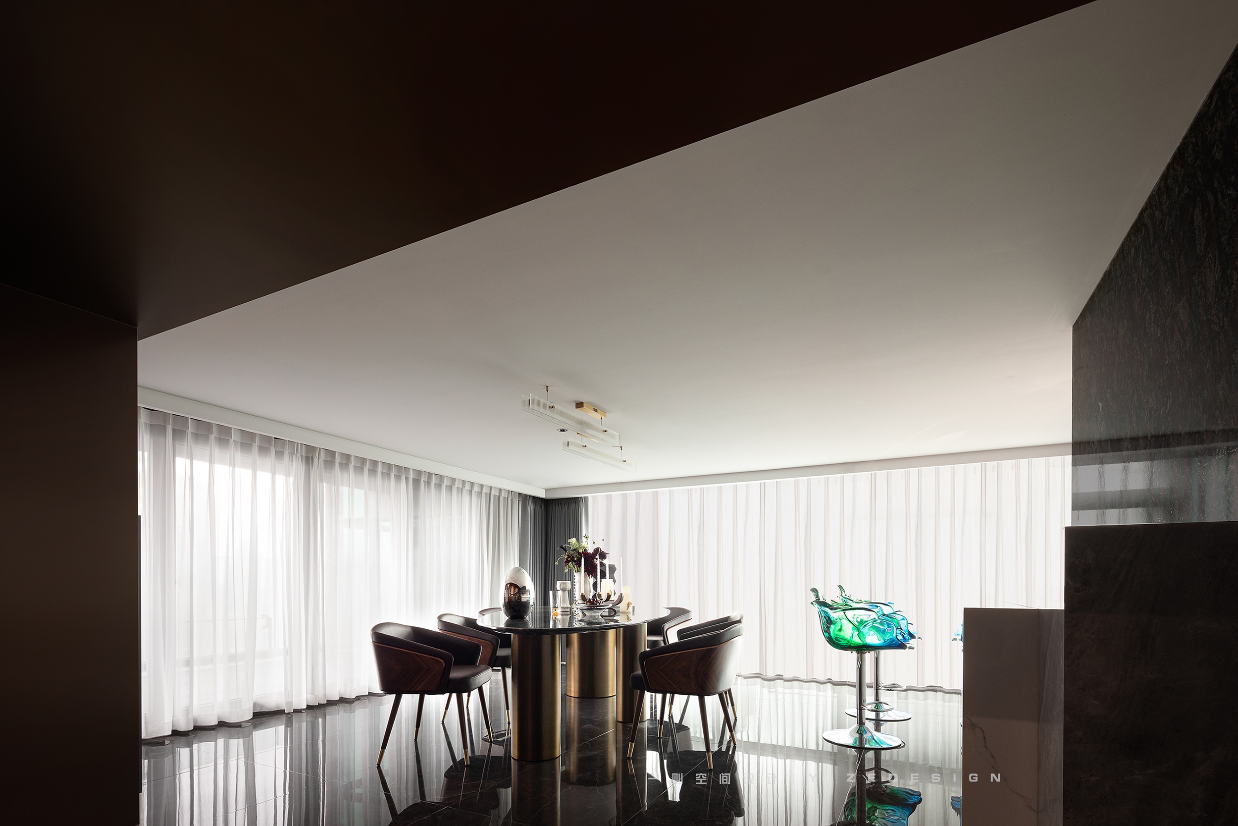 现代轻奢杭州跃层住宅设计丨中国杭州丨赵艺哲设计工作室-27