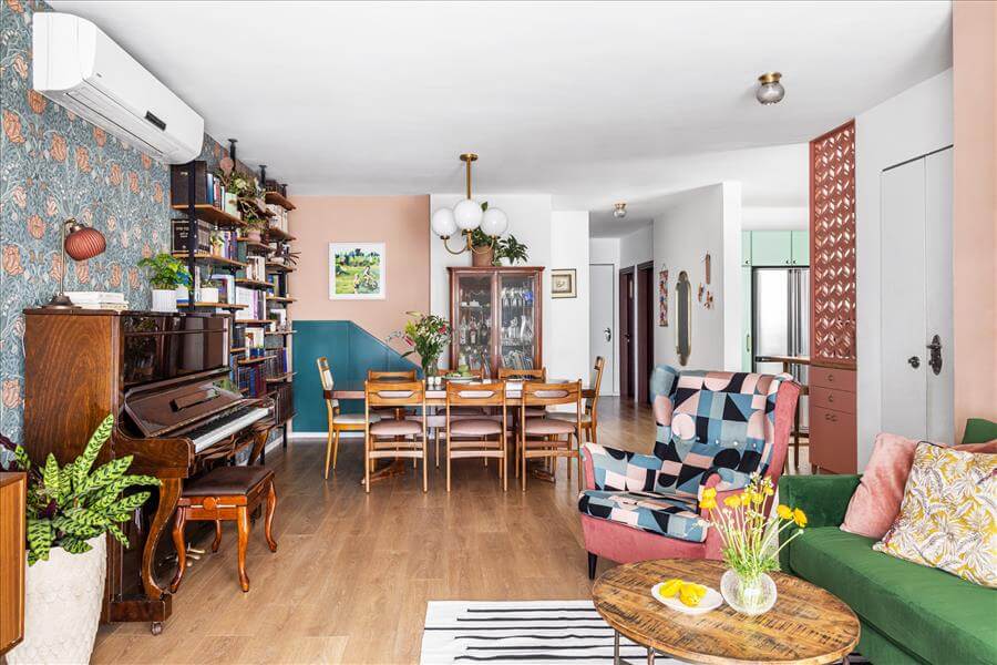 预算有限的中部私人住宅复古欧式风设计丨以色列丨阿黛·梅厄茨克（与家庭住宅工作室合作）-49