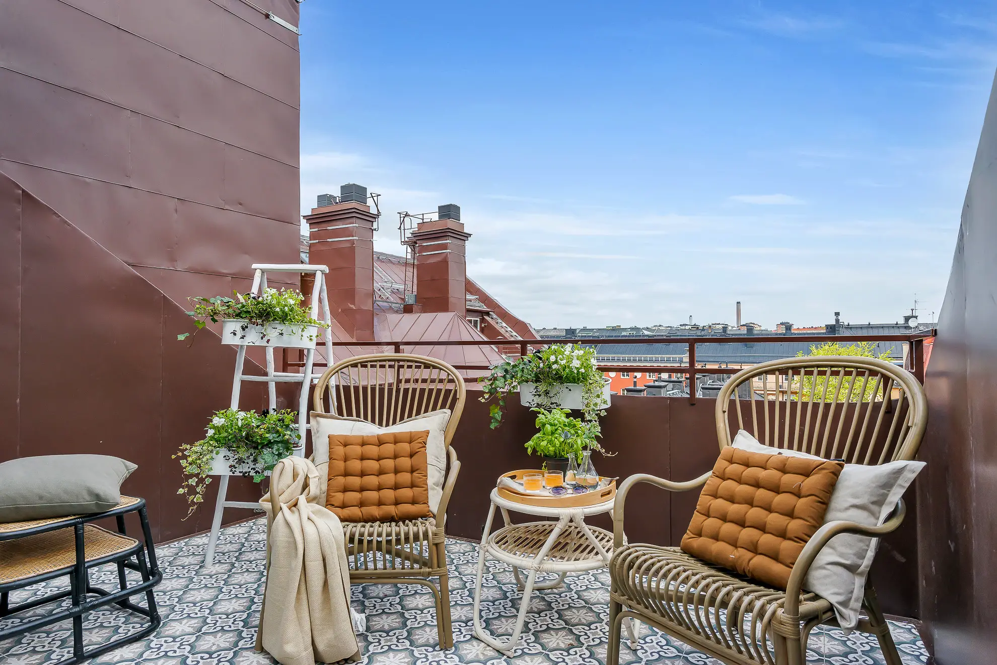 Stockholm 小红房，屋顶露台赏景-18