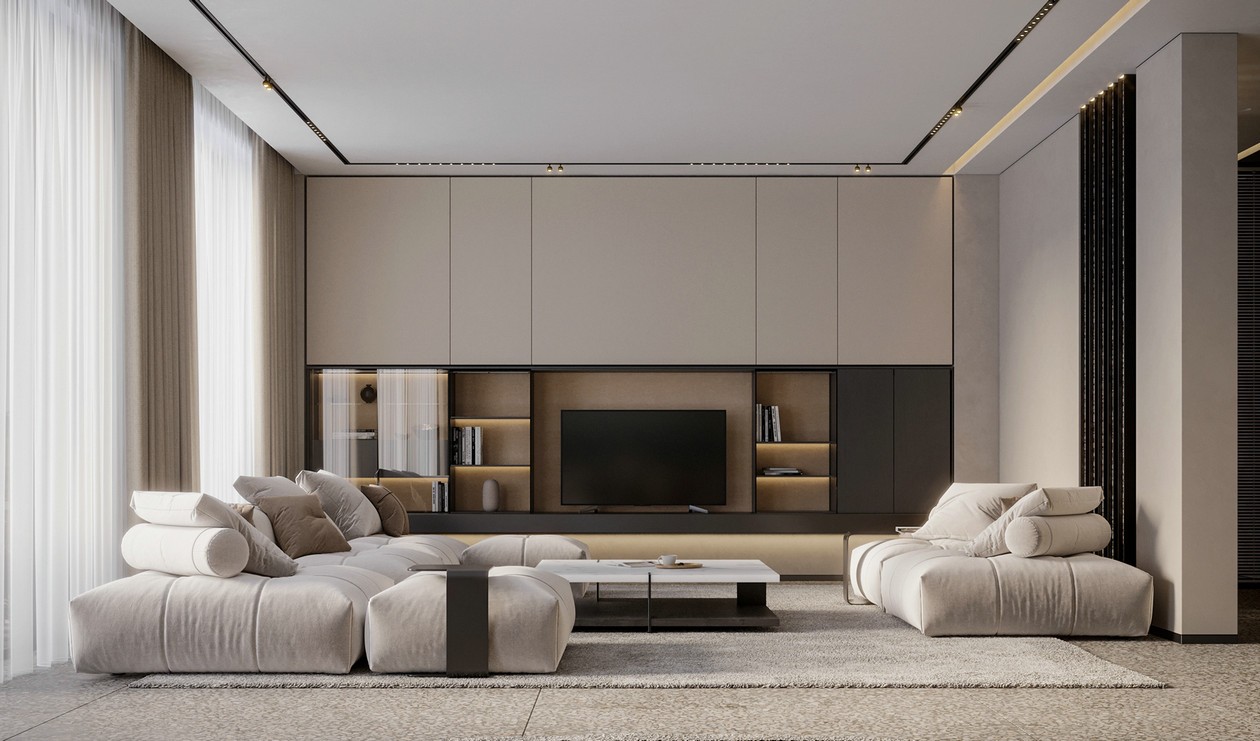 浅色系住宅设计 质朴的高级感！-1