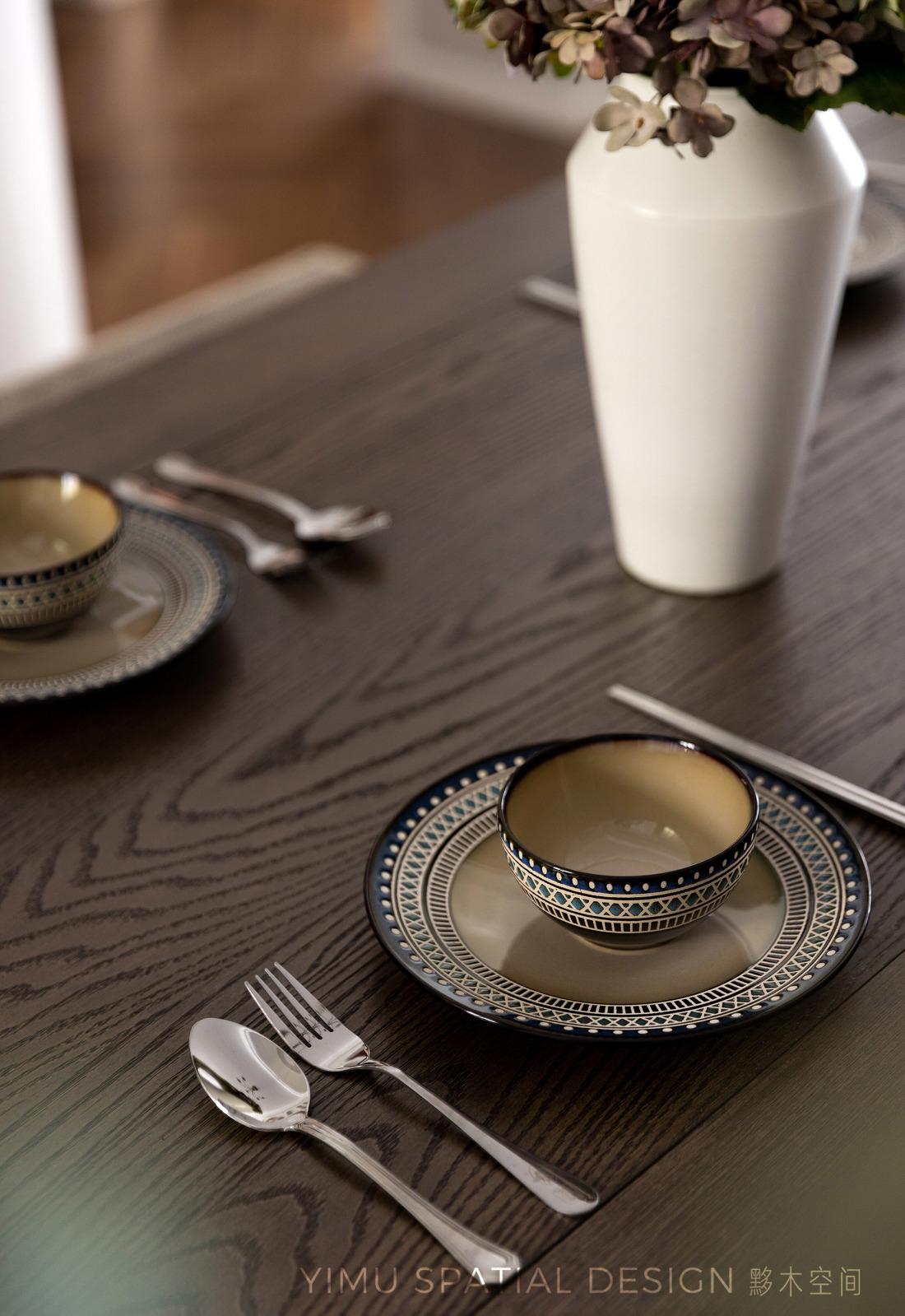 复古美式田园四室两厅设计-32