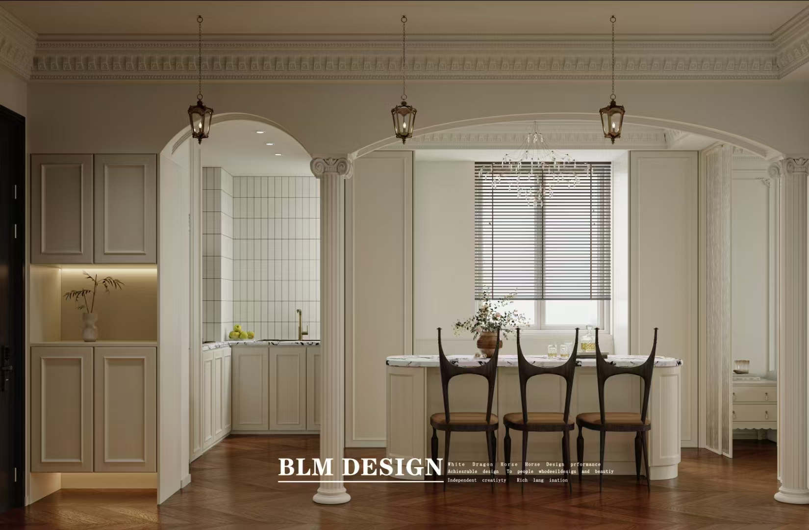 法式  白龙马效果图设计制作-7