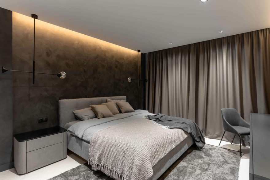 乌克兰 92㎡艺术气息住宅设计-24