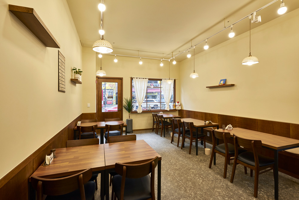 简约清新韩式餐厅设计-7