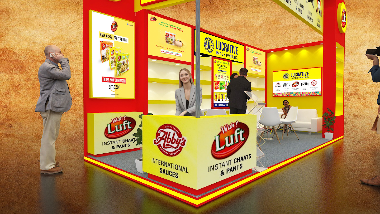 2  Side Open Exhibition Stall Design-3