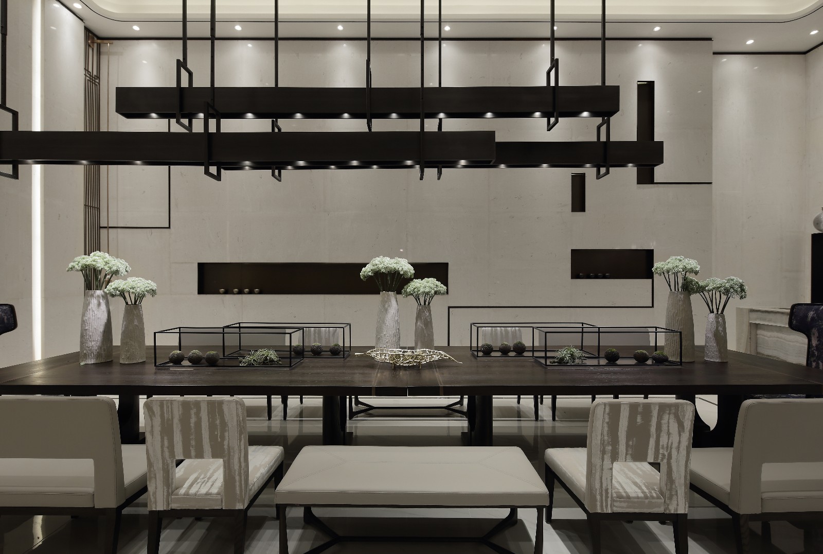 广东佛山信财置业绿岛湖项目合院别墅样板房  INNEST意巢设计-27