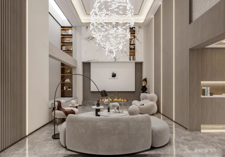 【新作首发】任周府作品:慢煮生活 | 颐和江南430㎡ 现代新中式-45