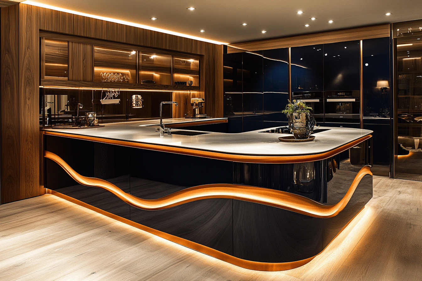 Extraordinary Bespoke Kitchen Islands by AICI-140