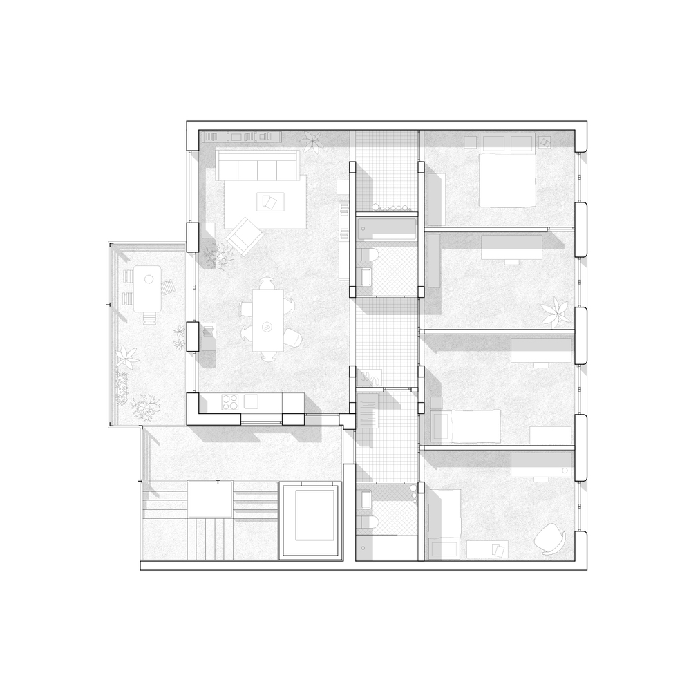 灵活共享的瑞士 Abakus CoHousing丨Stereo Architektur-43