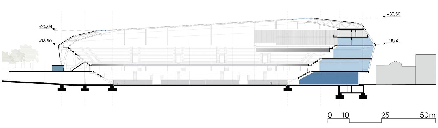林茨赖夫艾森竞技场丨奥地利丨Markon Architecture ZT GmbH-24